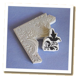 foam-mounted rubber stamps